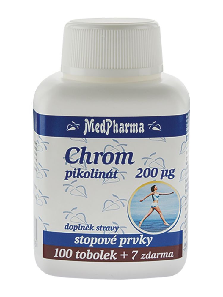 Medpharma Chrom pikolinát 200 mcg 107 tobolek Medpharma