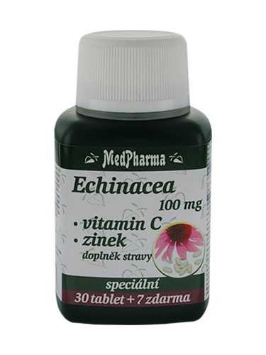 Medpharma Echinacea 100 mg + vitamin C + zinek 37 tablet Medpharma