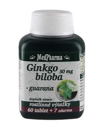 Medpharma Ginkgo biloba 30 mg + Guarana 67 tablet Medpharma