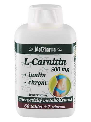 Medpharma L-Carnitin 500 mg + Inulin + Chrom 67 tablet Medpharma