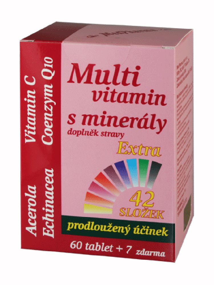 Medpharma Multivitamín s minerály + extra C 67 tablet Medpharma