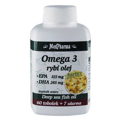 Medpharma Omega 3 rybí olej Forte 67 tobolek Medpharma