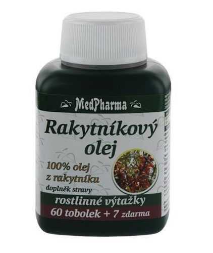 Medpharma Rakytníkový olej 100% olej z rakytníku 67 tobolek Medpharma