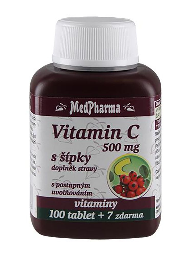 Medpharma Vitamin C 500 mg s šípky 107 tablet Medpharma