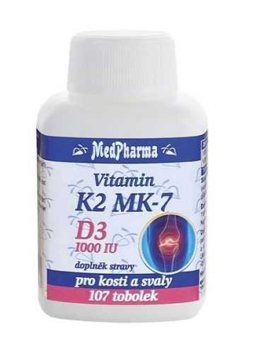 Medpharma Vitamin K2 MK-7 + D3 1000 IU 107 tobolek Medpharma