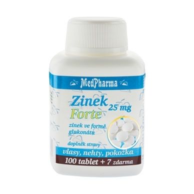 Medpharma Zinek Forte 25 mg 107 tablet Medpharma