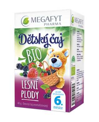 Megafyt Dětský BIO ovocný čaj s příchutí lesní plody 20x2 g Megafyt