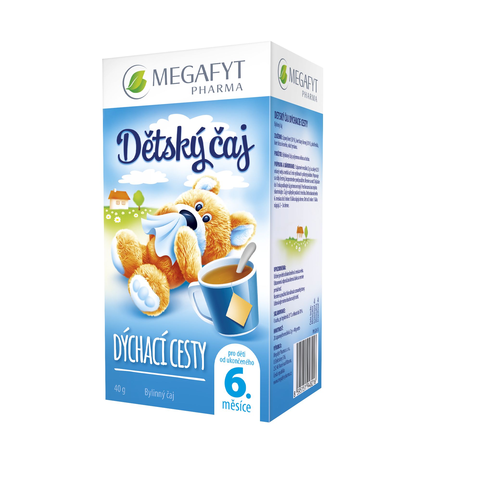 Megafyt Dětský čaj Dýchací cesty 20x2 g Megafyt