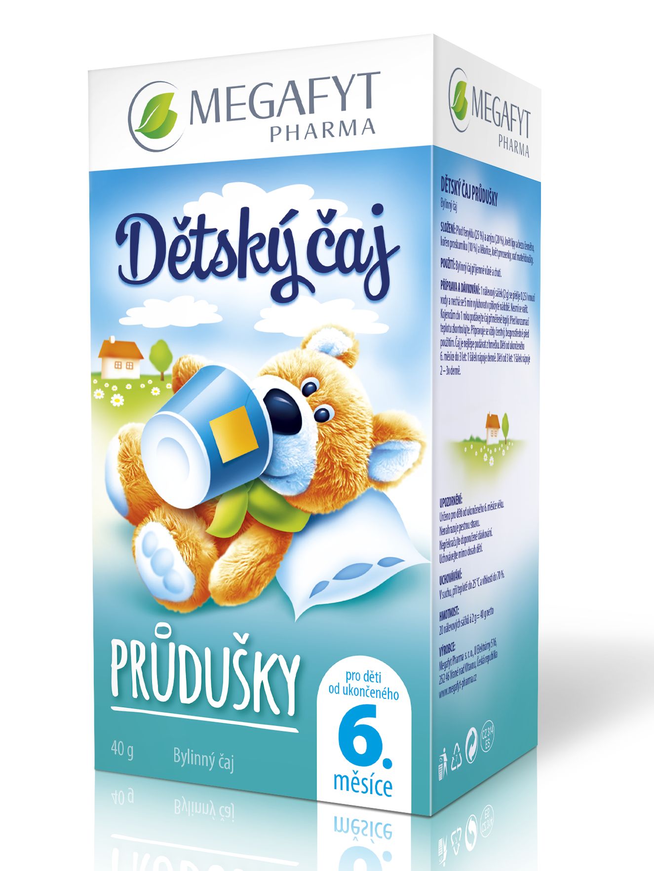 Megafyt Dětský čaj Průdušky 20x2 g Megafyt