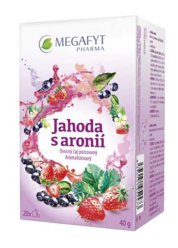 Megafyt Jahoda s aronií porcovaný čaj 20x2 g Megafyt