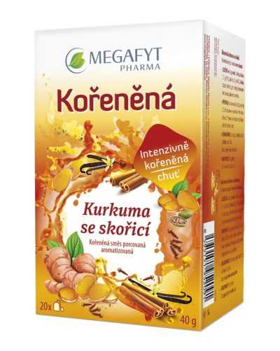 Megafyt Kořeněná Kurkuma se skořicí porcovaný čaj 20x2 g Megafyt