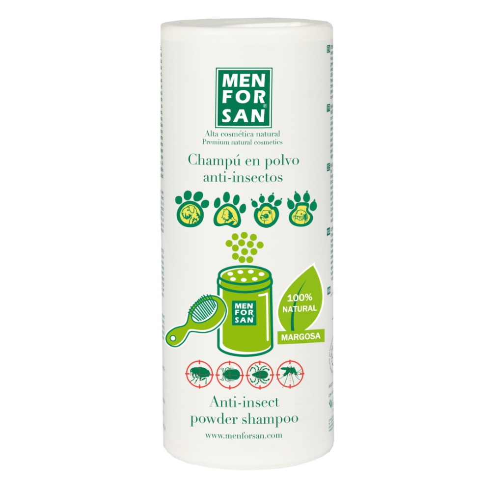Menforsan Práškový šampon s repelentem pro domácí mazlíčky 250 g Menforsan