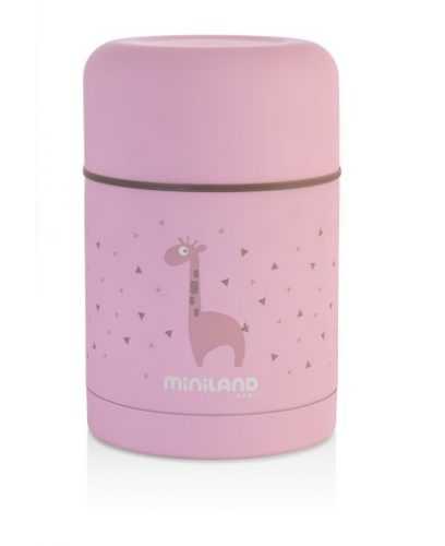 Miniland Termoska na jídlo Silky Pink 600 ml Miniland