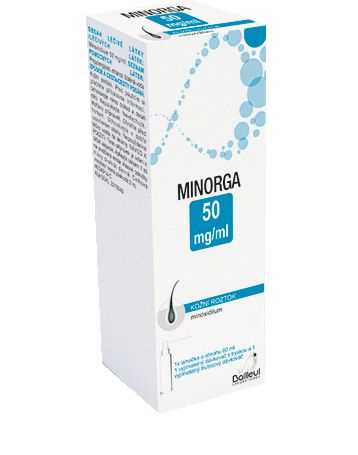 Minorga 50 mg/ml kožní roztok 60 ml Minorga