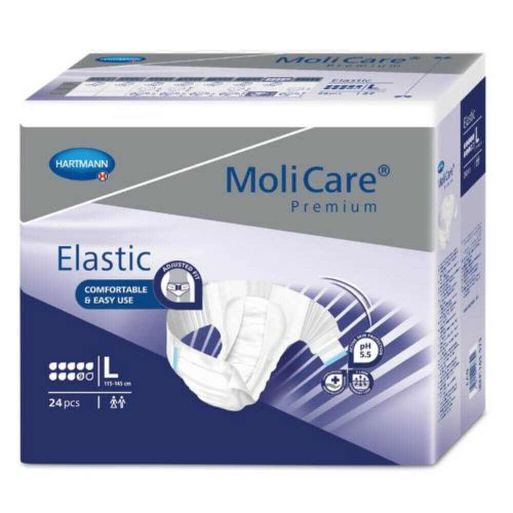 MoliCare Elastic 9 kapek vel. L inkontinenční kalhotky 24 ks MoliCare