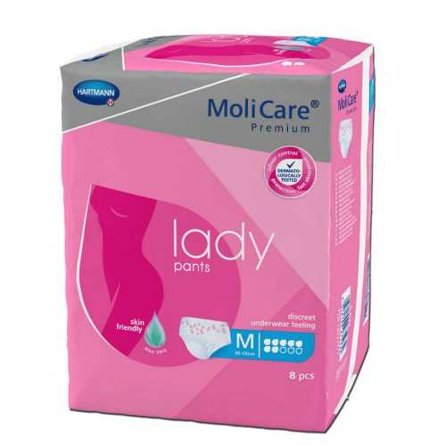 MoliCare Lady Pants 7 kapek vel. M inkontinenční kalhotky 8 ks MoliCare