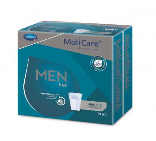 MoliCare Men 2 kapky inkontinenční vložky 14 ks MoliCare