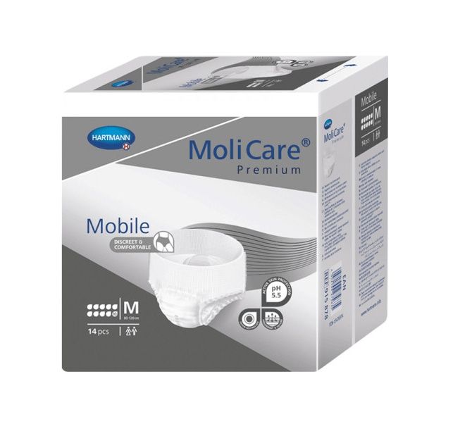 MoliCare Mobile 10 kapek vel. M inkontinenční kalhotky 14 ks MoliCare