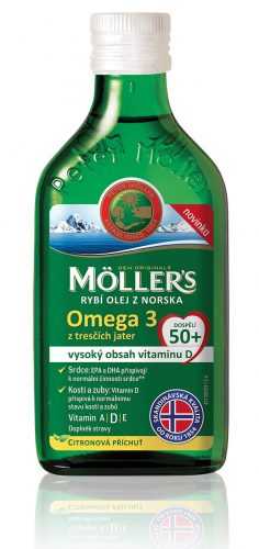 Mollers Omega 3 dospělí 50+ 250 ml Mollers