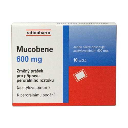 Mucobene 600 mg 10 sáčků Mucobene