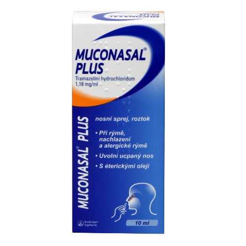 Muconasal Plus nosní sprej 10 ml Muconasal