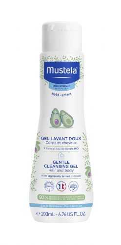 Mustela Jemný čisticí tělový a vlasový gel 200 ml Mustela