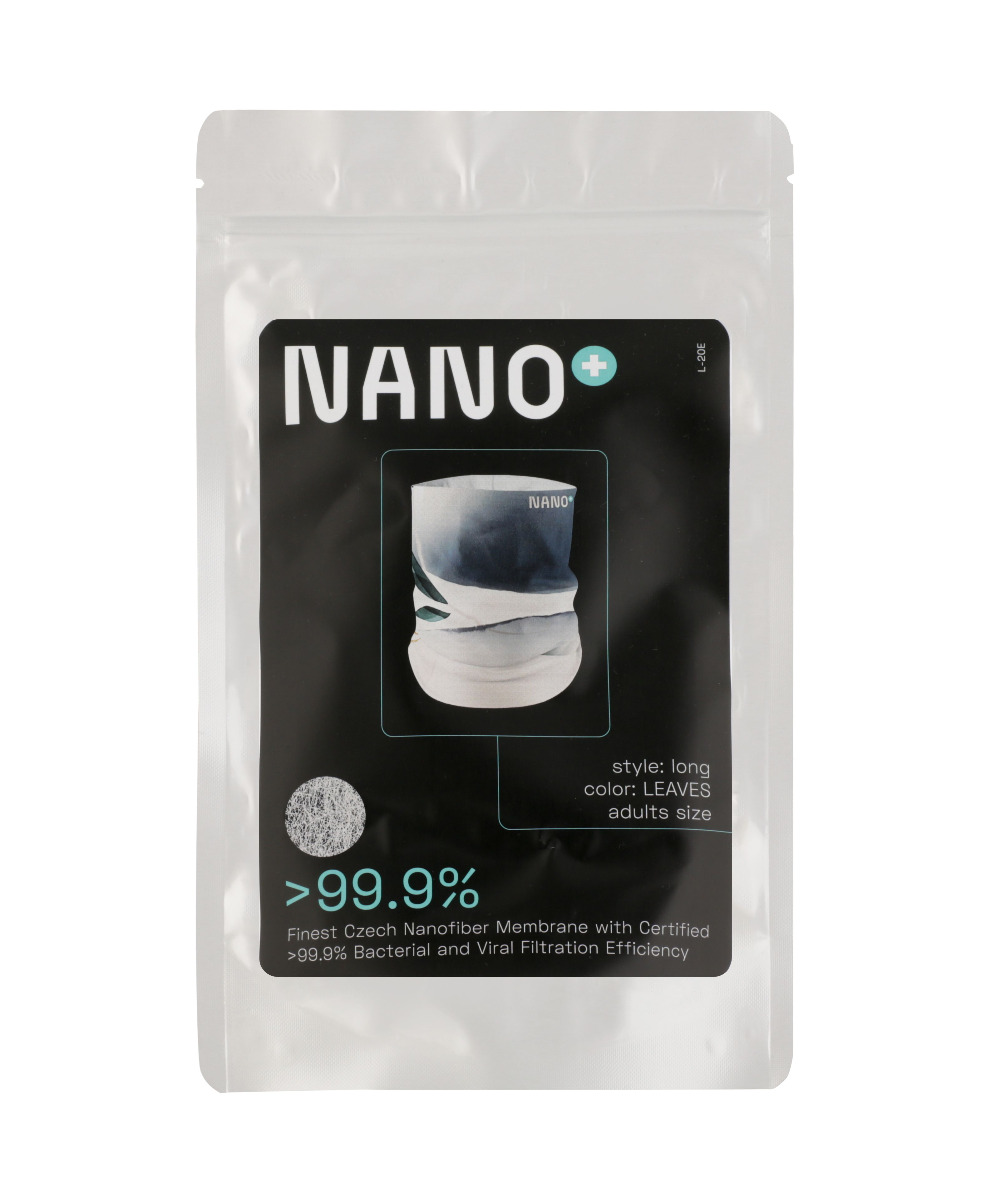 NANO+ Leaves Nákrčník s vyměnitelnou nanomembránou 1 ks NANO+