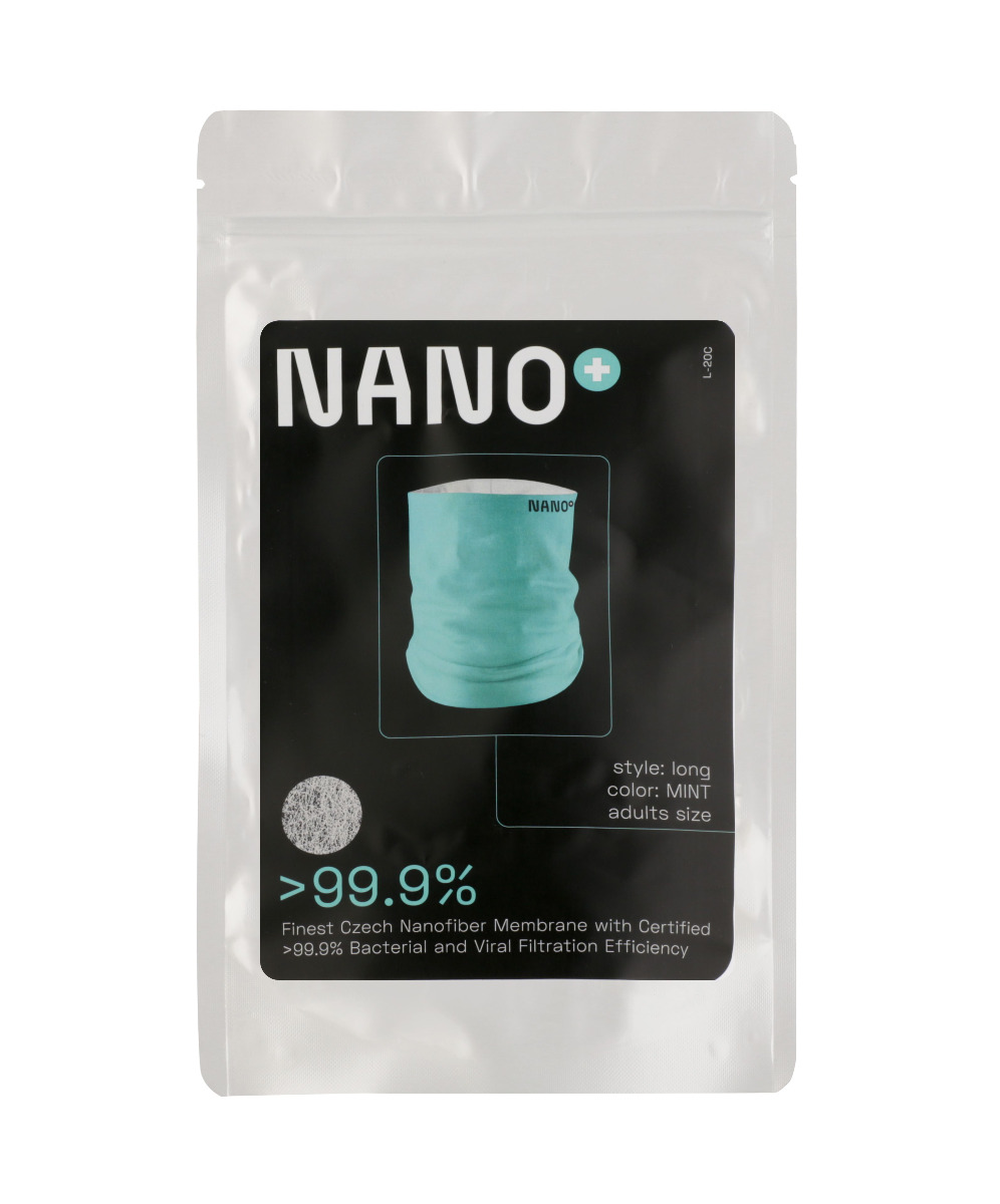 NANO+ Mint Nákrčník s vyměnitelnou nanomembránou 1 ks NANO+