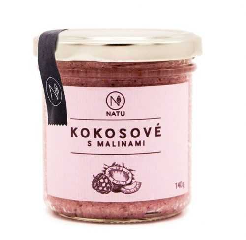 NATU Kokosový krém s malinami 140 g NATU