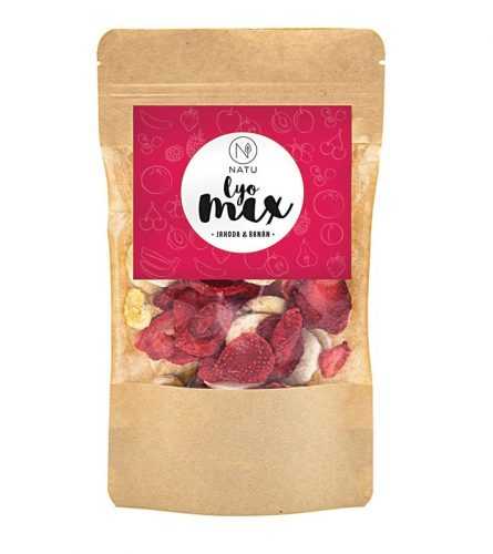 NATU Lyo mix jahoda & banán 45 g NATU