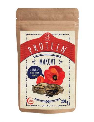 NATU Makový protein RAW 200 g NATU