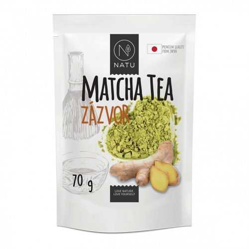 NATU Matcha tea BIO Premium Japan Zázvor 70 g NATU