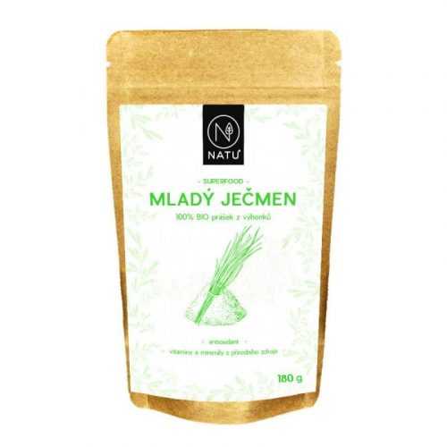 NATU Mladý ječmen BIO prášek 180 g NATU