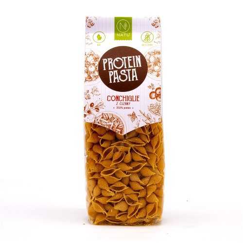 NATU Protein Pasta Conchiglie cizrna BIO 250 g NATU