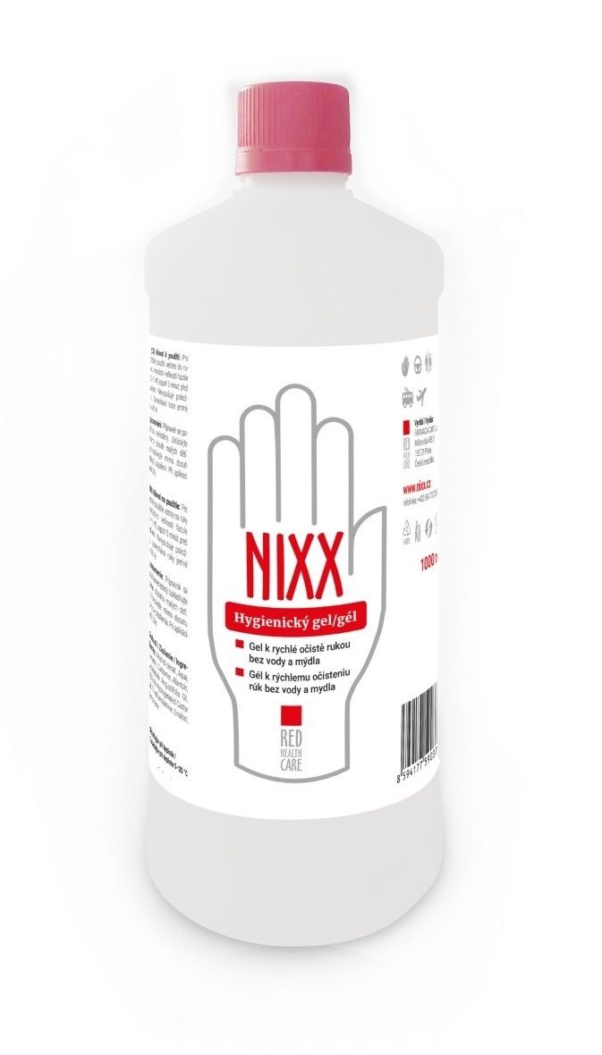 NIXX Hygienický gel na ruce 1000 ml NIXX