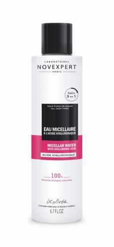 NOVEXPERT Micellar Water micelární voda s kyselinou hyaluronovou 200 ml NOVEXPERT