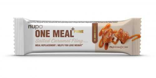 NUPO One Meal + Prime Slaný karamel tyčinka 64 g NUPO
