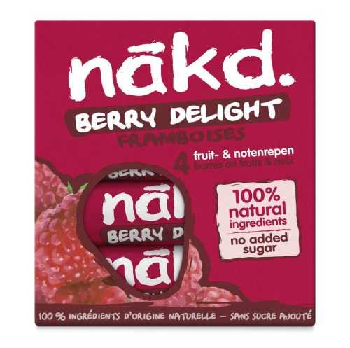 Nakd Tyčinka Berry Delight 4x35 g Nakd