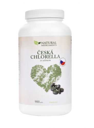 Natural Medicaments Česká chlorella se selenem 900 tablet Natural Medicaments