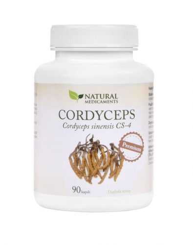 Natural Medicaments Cordyceps Premium 90 kapslí Natural Medicaments