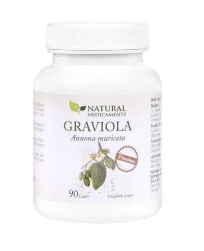 Natural Medicaments Graviola 90 kapslí Natural Medicaments
