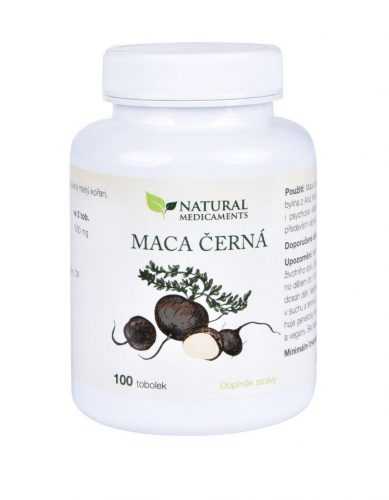 Natural Medicaments Maca černá 100 tobolek Natural Medicaments