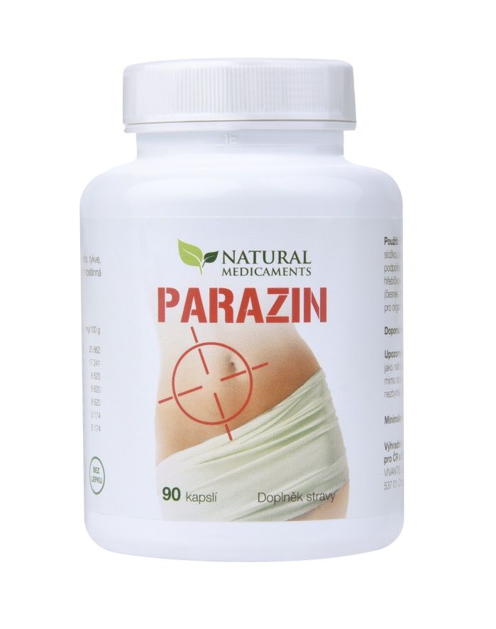 Natural Medicaments Parazin 90 kapslí Natural Medicaments