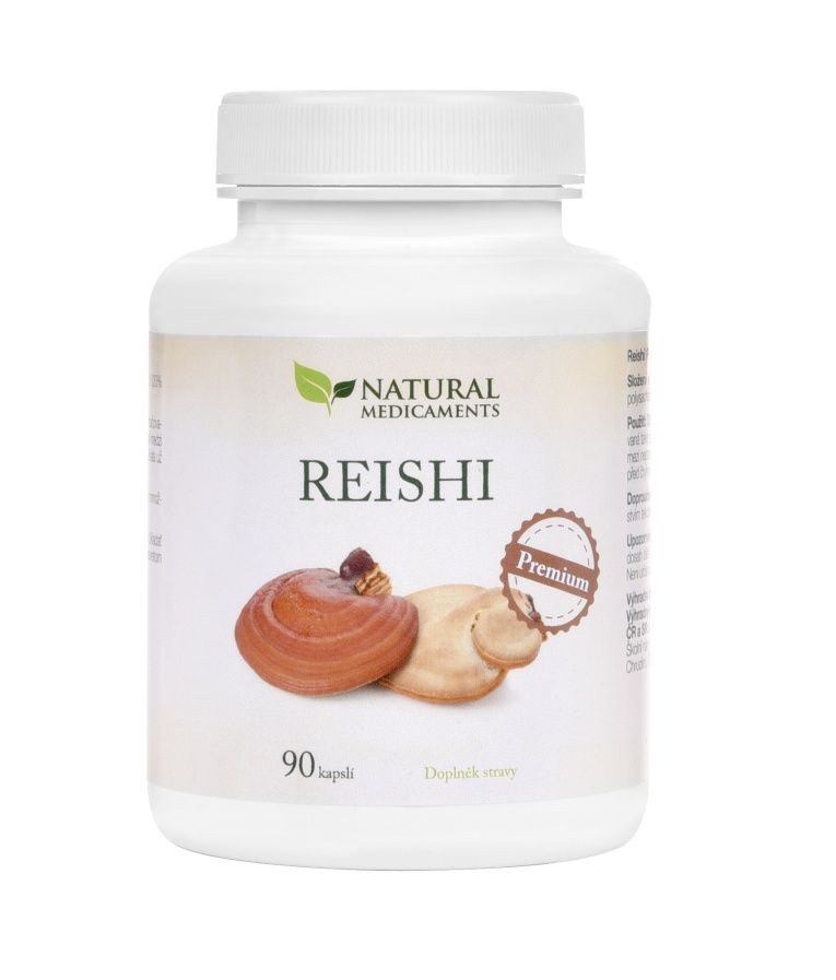 Natural Medicaments Reishi Premium 90 kapslí Natural Medicaments