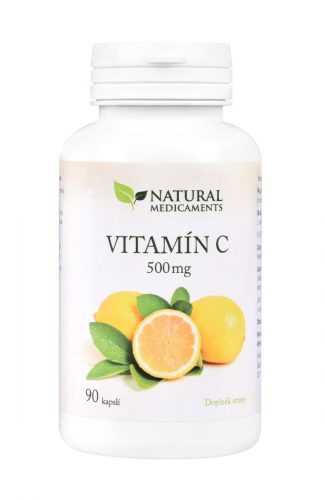 Natural Medicaments Vitamín C 500 mg 90 kapslí Natural Medicaments
