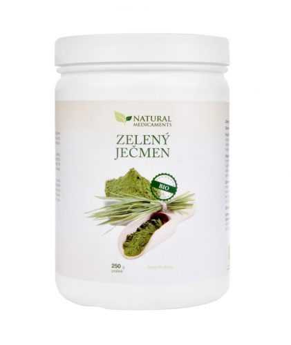 Natural Medicaments Zelený ječmen BIO 250 g Natural Medicaments