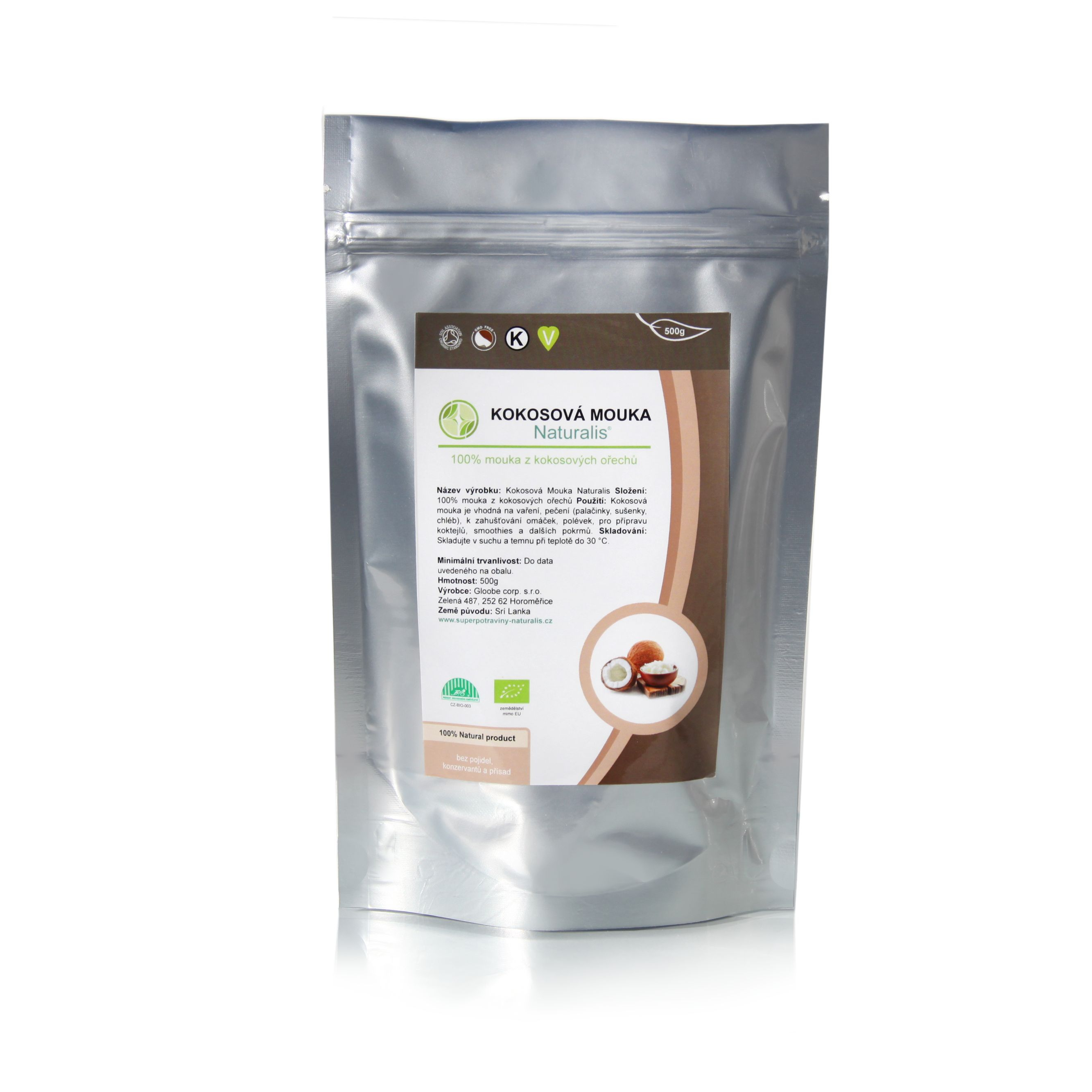 Naturalis Kokosová mouka BIO 500 g Naturalis