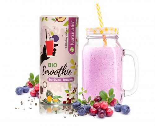 Naturalis Smoothie Borůvka + Brusinka BIO 180 g Naturalis