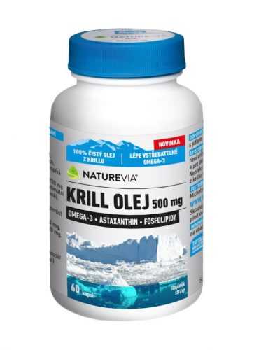NatureVia Krill olej 500 mg 60 kapslí NatureVia