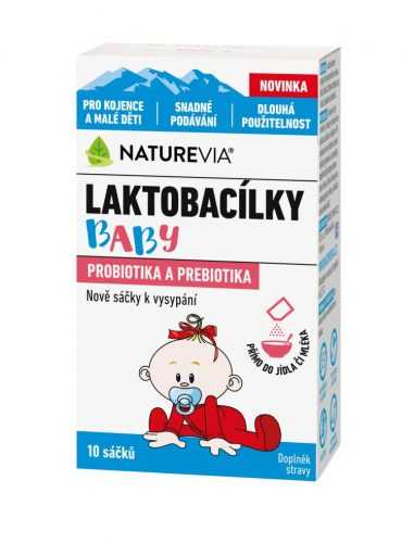 NatureVia Laktobacílky baby 10 sáčků NatureVia